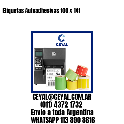 Etiquetas Autoadhesivas 100 x 141