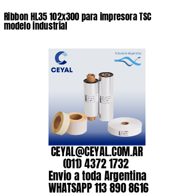 Ribbon HL35 102x300 para impresora TSC modelo industrial