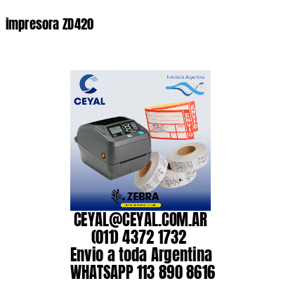 impresora ZD420