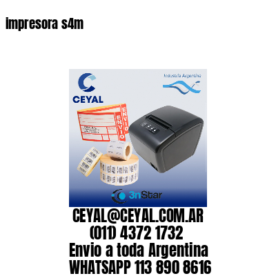 impresora s4m