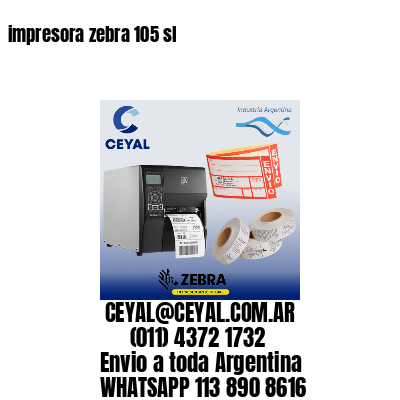 impresora zebra 105 sl