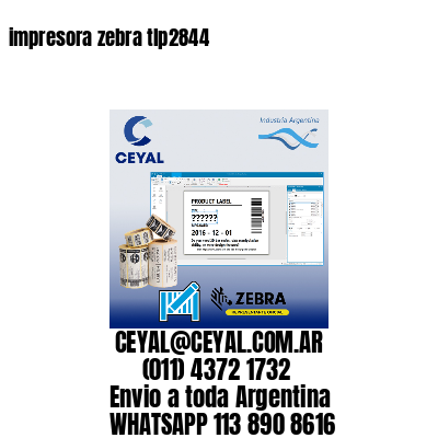 impresora zebra tlp2844