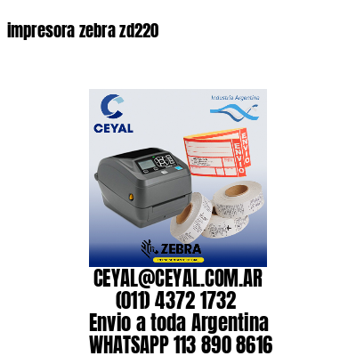 impresora zebra zd220