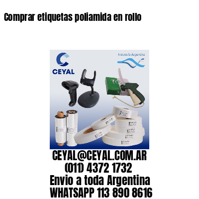 Comprar etiquetas poliamida en rollo