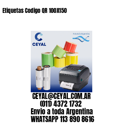 Etiquetas Codigo QR 100X150