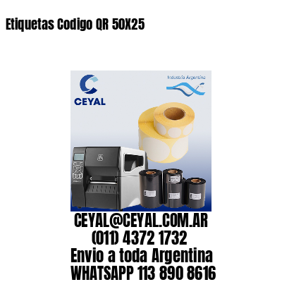 Etiquetas Codigo QR 50X25