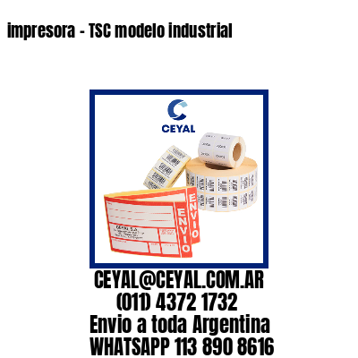 impresora – TSC modelo industrial