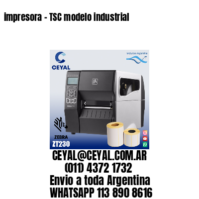 impresora – TSC modelo industrial