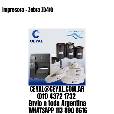 impresora – Zebra ZD410