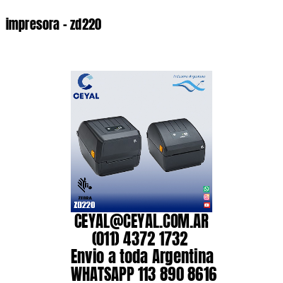 impresora - zd220