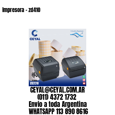 impresora - zd410