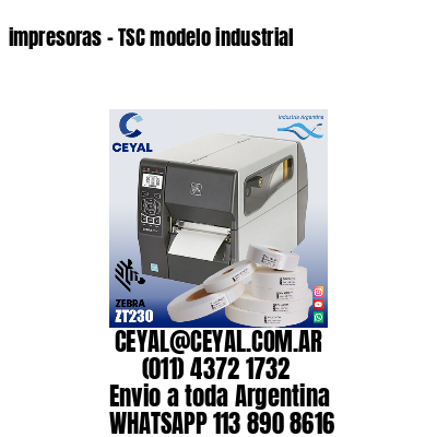 impresoras - TSC modelo industrial