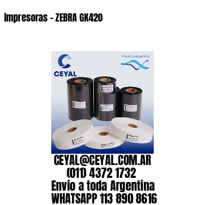 impresoras – ZEBRA GK420