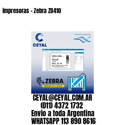 impresoras - Zebra ZD410