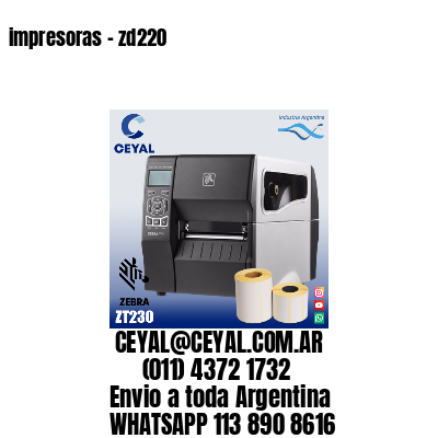 impresoras - zd220