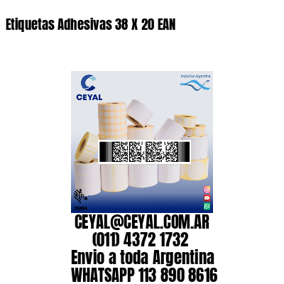 Etiquetas Adhesivas 38 X 20 EAN