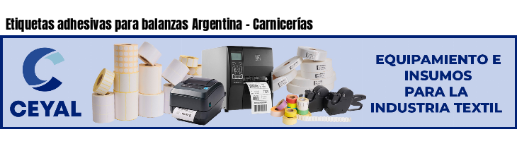 Etiquetas adhesivas para balanzas Argentina - Carnicerías