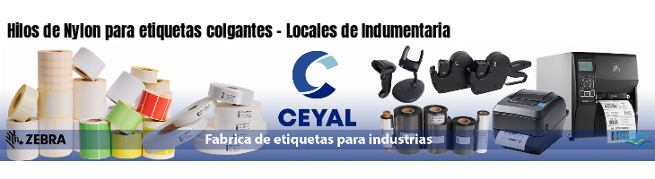 Hilos de Nylon para etiquetas colgantes - Locales de Indumentaria