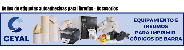 Rollos de etiquetas autoadhesivas para librerías - Accesorios