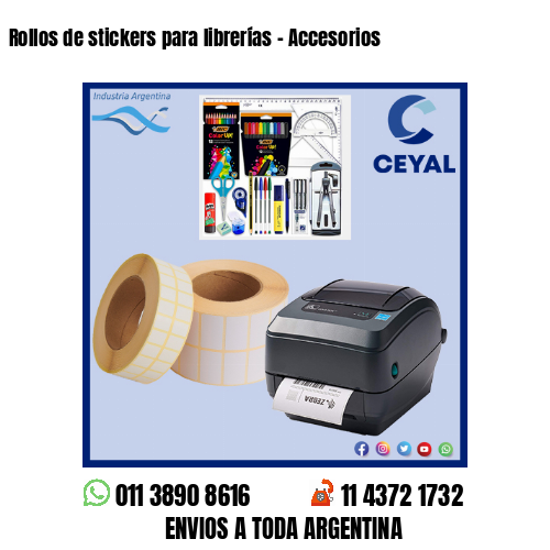 Rollos de stickers para librerías – Accesorios