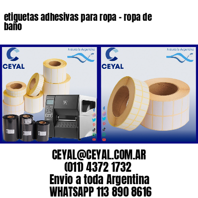 etiquetas adhesivas para ropa – ropa de baño