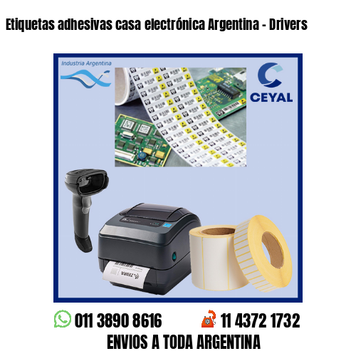 Etiquetas adhesivas casa electrónica Argentina - Drivers