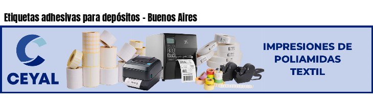 Etiquetas adhesivas para depósitos - Buenos Aires