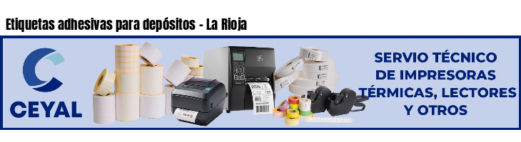 Etiquetas adhesivas para depósitos - La Rioja