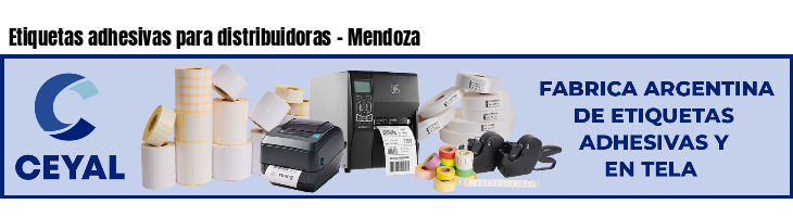 Etiquetas adhesivas para distribuidoras - Mendoza