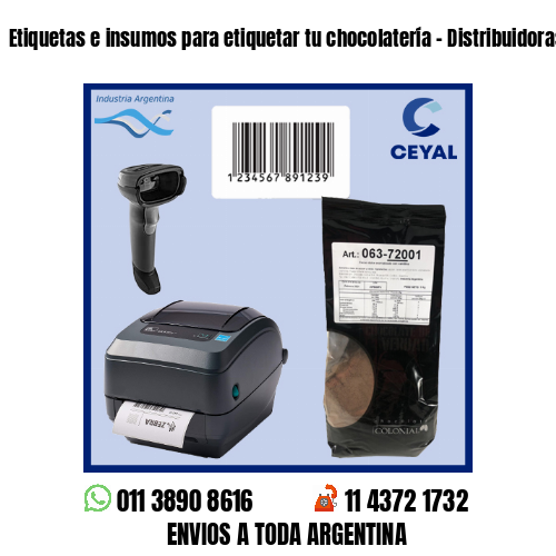 Etiquetas e insumos para etiquetar tu chocolatería – Distribuidoras