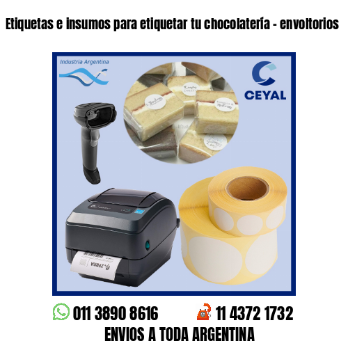 Etiquetas e insumos para etiquetar tu chocolatería – envoltorios