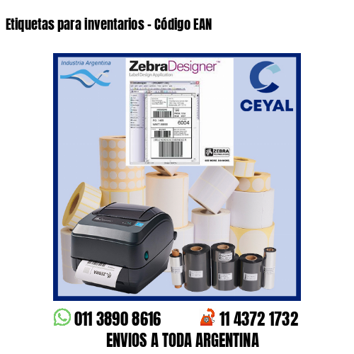 Etiquetas para inventarios - Código EAN