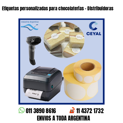 Etiquetas personalizadas para chocolaterías – Distribuidoras