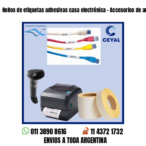 Rollos de etiquetas adhesivas casa electrónica – Accesorios de audios