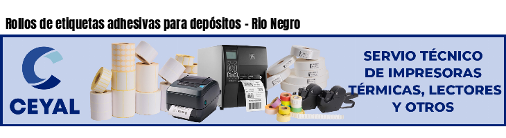 Rollos de etiquetas adhesivas para depósitos - Rio Negro