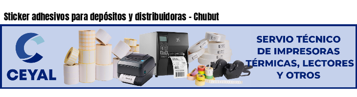 Sticker adhesivos para depósitos y distribuidoras - Chubut