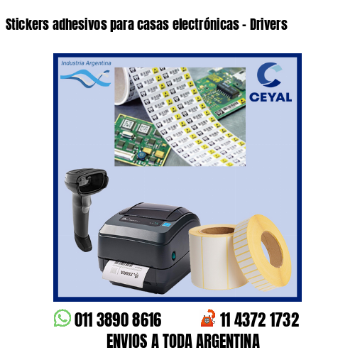 Stickers adhesivos para casas electrónicas - Drivers