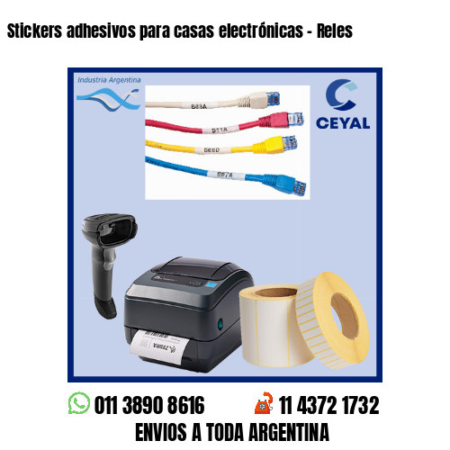 Stickers adhesivos para casas electrónicas - Reles