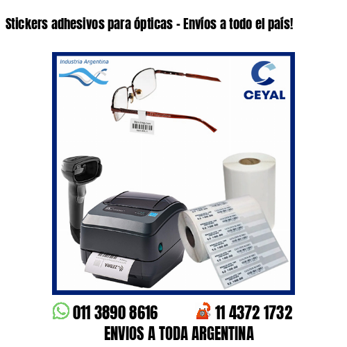 Stickers adhesivos para ópticas - Envíos a todo el país!