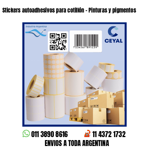 Stickers autoadhesivos para cotillón – Pinturas y pigmentos