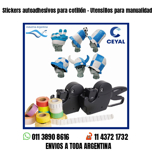 Stickers autoadhesivos para cotillón – Utensillos para manualidades