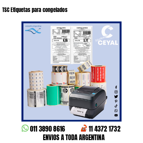 TSC Etiquetas para congelados