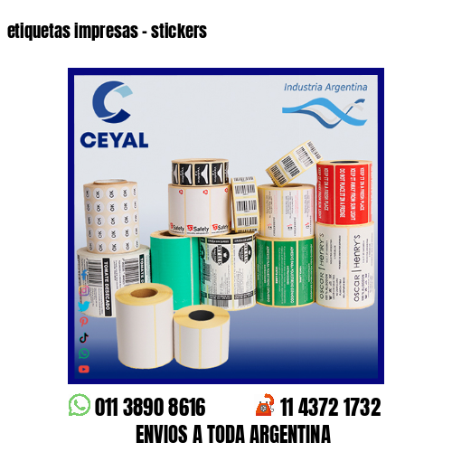 etiquetas impresas – stickers