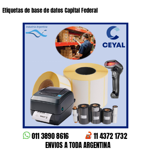 Etiquetas de base de datos Capital Federal