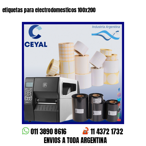 etiquetas para electrodomesticos 100x200