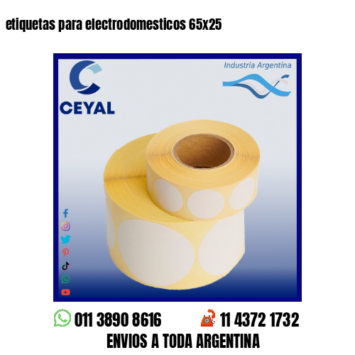 etiquetas para electrodomesticos 65×25