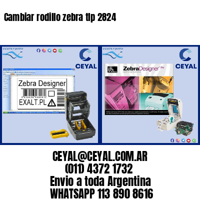 Cambiar rodillo zebra tlp 2824