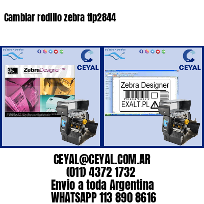 Cambiar rodillo zebra tlp2844