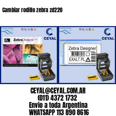 Cambiar rodillo zebra zd220