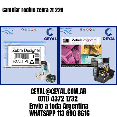 Cambiar rodillo zebra zt 220